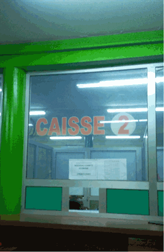 Bureau des douane de Niangoloko/ Caisse